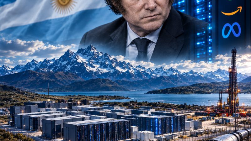 La Patagonia bajo presión: cómo el gobierno de Milei habilita un avance silencioso de corporaciones tecnológicas sobre recursos estratégicos